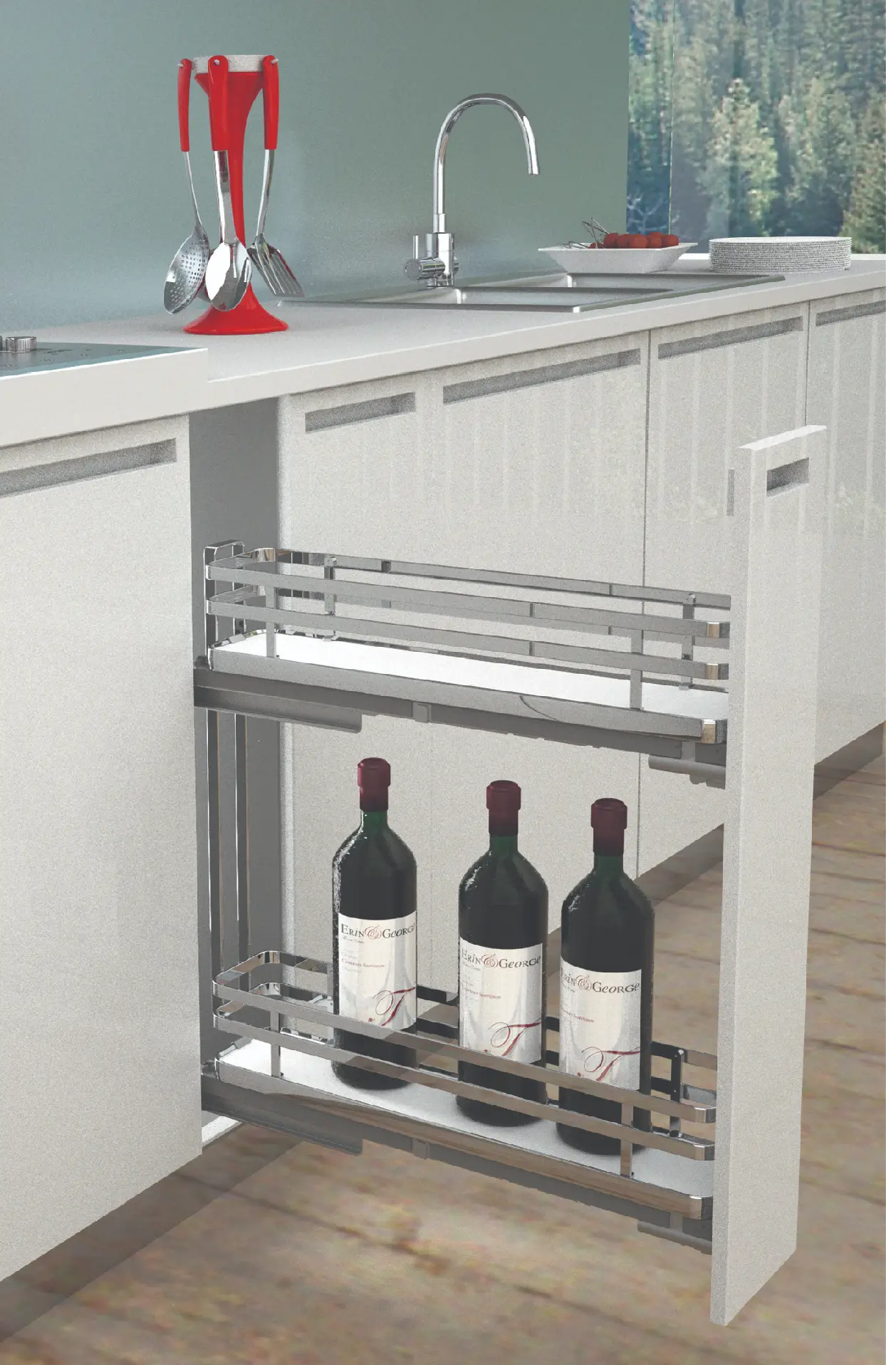 SIGE SPICE PULL OUT CHROME 150