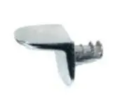 SHELF SUPPORT NICKEL EXCLUSIVE RIBBED